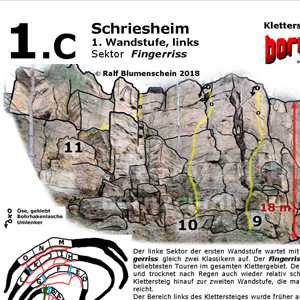 Kletterführer Schriesheim Topo zum download